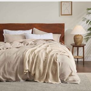 Bedsure Gentlesoft 100% Cotton Blanket King Size for Bed - Breathable and Soft,